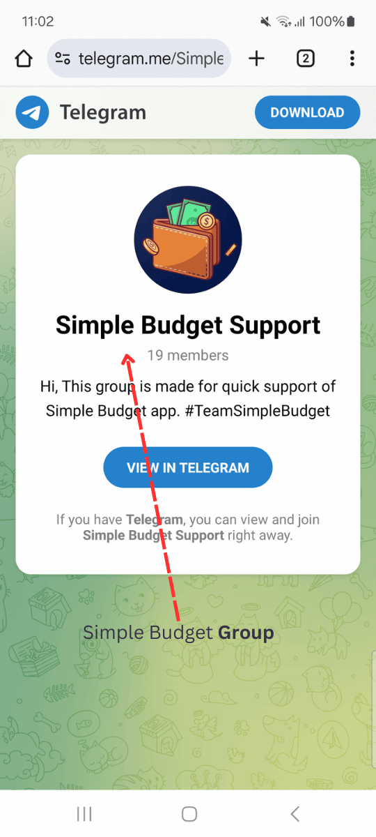 Help, Contact us and Feature Request: Telegram support group & Community